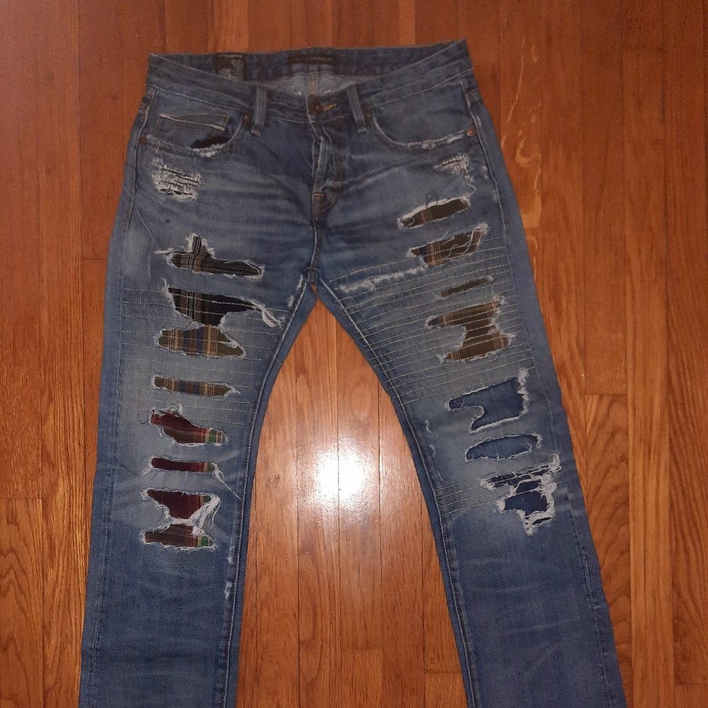 Cult Of Individuality Jeans!!! Patched w/ Stitches!!! Exclusive!!! 32x34